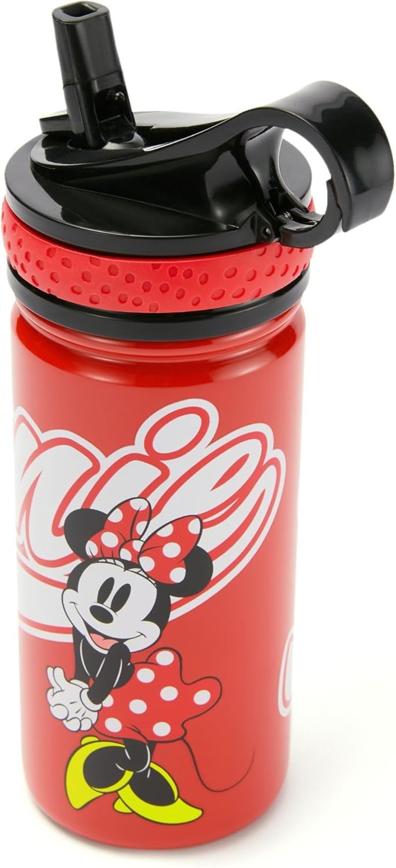 Disney Minnie egér ivópalack 458 ml rozsdamentes acél szívószállal
