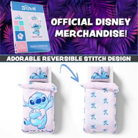 Disney Stitch Ágyneműhuzat Szett Lányoknak és Tinédzsereknek, Rózsaszín Pamut-Poliészter Gyerek Ágynemű Egyszemélyes 6