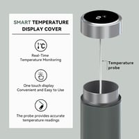 DISONCARE Inzulin Toll Hűtőtáska 60H Üzemidő, 2-8°C Hőmérséklet Kijelző, Hordozható Gyógyszer Hűtő Utazáshoz 2 Jégakkuval Zöld 2
