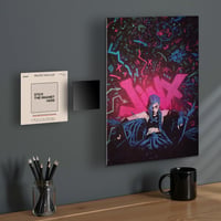 Displate samoljepljivi magnet za metalne postere, set od 3 komada - Snažan neodimijski magnet za zid - Jednostavna montaža - Zaštitni list uključen 2