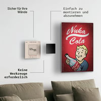 Displate samoljepljivi magnet za metalne postere, set od 3 komada - Snažan neodimijski magnet za zid - Jednostavna montaža - Zaštitni list uključen 3