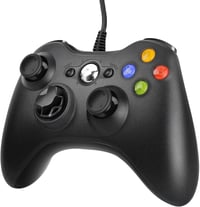 Diswoe Xbox 360 és PC Kontroller Ergonomikus Gamepad Joystick Windows kompatibilis 1
