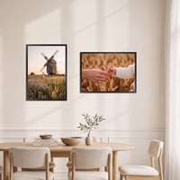 Ramă foto din aluminiu Ditwis 40x60 cm, neagră, ramă metalică pentru perete pentru postere, fotografii și opere de artă 7