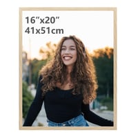 Ditwis okvir za slike 40x50 cm, boje drva, okvir za postere i fotografije velikog formata, za vješanje na zid, za dnevni boravak, ured i galeriju 1