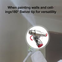 divinge 287030 CleanShot Elzárószelep - Airless Festékszóró Adapter 3600 PSI Nyomásig, 180° Forgó Csatlakozóval, Graco Kompatibilis Festéksz 6