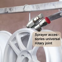 divinge 287030 CleanShot Elzárószelep - Airless Festékszóró Adapter 3600 PSI Nyomásig, 180° Forgó Csatlakozóval, Graco Kompatibilis Festéksz 4