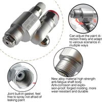 divinge 287030 CleanShot Elzárószelep - Airless Festékszóró Adapter 3600 PSI Nyomásig, 180° Forgó Csatlakozóval, Graco Kompatibilis Festéksz 5