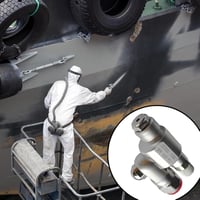 divinge 287030 CleanShot Elzárószelep - Airless Festékszóró Adapter 3600 PSI Nyomásig, 180° Forgó Csatlakozóval, Graco Kompatibilis Festéksz 7
