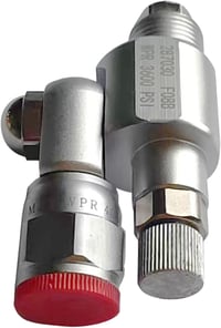 divinge 287030 CleanShot Elzárószelep - Airless Festékszóró Adapter 3600 PSI Nyomásig, 180° Forgó Csatlakozóval, Graco Kompatibilis Festéksz 1