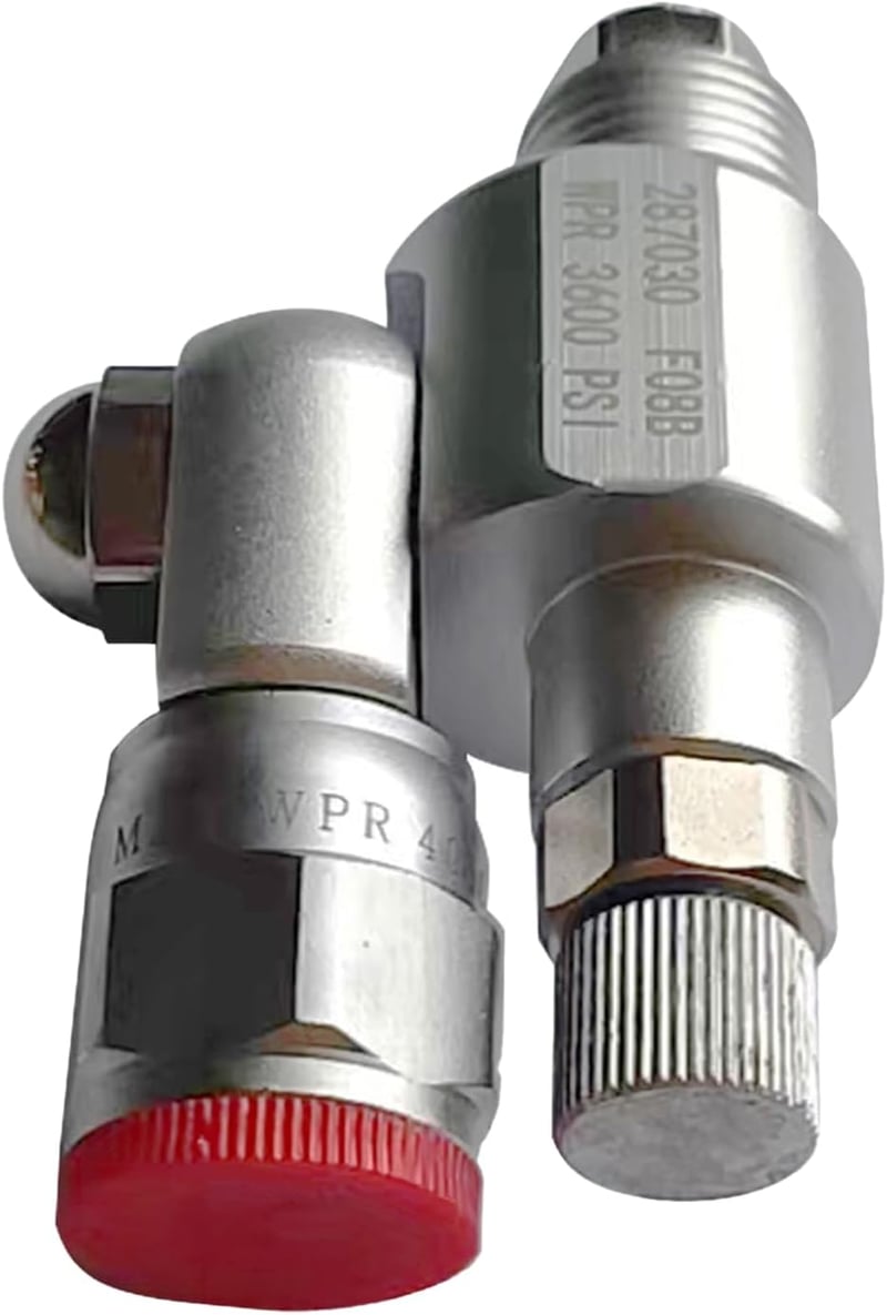 divinge 287030 CleanShot Elzárószelep - Airless Festékszóró Adapter 3600 PSI Nyomásig, 180° Forgó Csatlakozóval, Graco Kompatibilis Festéksz