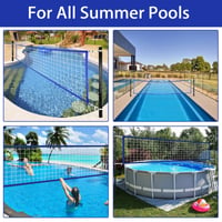 Volei în piscină Divove, plasă de 457x91 cm, plasă de schimb din polietilenă impermeabilă și reglabilă pentru grădină, plajă și jocuri acvatice în aer liber 7