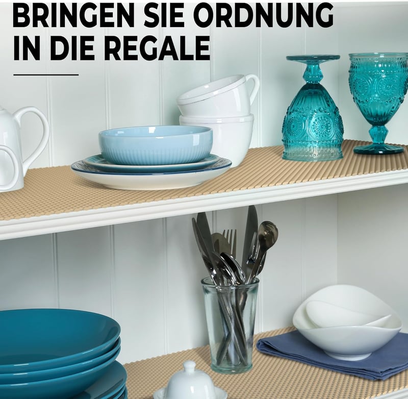 DIY Doctor 2 db Csúszásgátló Szőnyegalátét Tekercs Extra Vastag 400gsm Vinyl Ovális 31x190cm Karamell