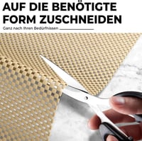 DIY Doctor 2 db Csúszásgátló Szőnyegalátét Tekercs Extra Vastag 400gsm Vinyl Ovális 31x190cm Karamell 4