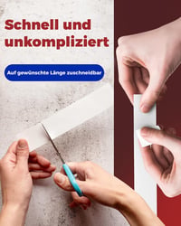 DIY Doctor Kétoldalas Szőnyeg Rögzítő Szalag 21mm x 20m Erős Tapadású Fehér Szőnyegszalag Nyomot Nem Hagyó 6
