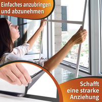 DIY Doctor Mágneses Szalag Szúnyoghálóhoz 4m - Öntapadós A+B Polaritású Mágnescsík Fekete Vágható Barkács 7