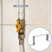 DIYEAH 4db Rozsdamentes Acél Négyzet Csőbilincs 100mm Csövekhez U Konzol Korláthoz 8