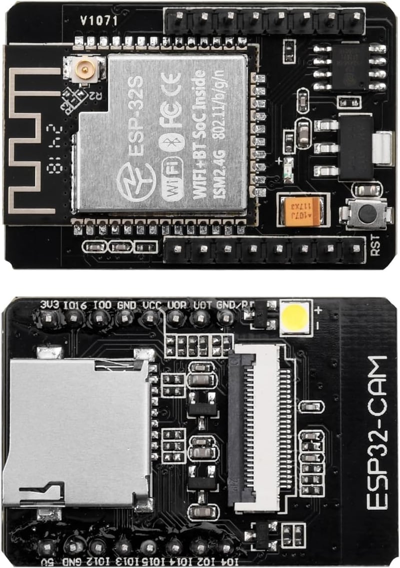 diymore ESP32-CAM fejlesztői csomag USB-C, WiFi/Bluetooth, 8MB, kamera modul