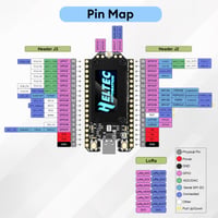 Vývojová doska diymore ESP32 LoRa V4, čip ESP32-S3R2 SX1262, 0,96" OLED displej, Wi-Fi, Bluetooth, 863-928 MHz, podpora GPS a solárneho napájania, Arduino Meshtastic LoRaWAN 4