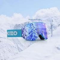 Dizokizo Síszemüveg Cserélhető Lencsével, Anti-Fog UV Védelem Férfiaknak Nőknek 5