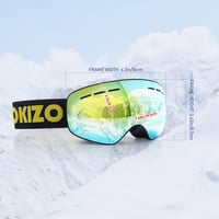Dizokizo Síszemüveg Cserélhető Lencsével, Női Férfi Ifjúsági, Páramentesítő UV Védelem 5