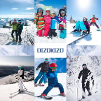 Dizokizo Síszemüveg Cserélhető Lencsével, Páramentesítő, UV Védelem Nőknek Férfiaknak 7