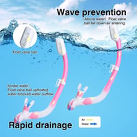 Dizokizo Snorkel Szett Felnőtt Panoráma Maszk Anti-Fog Szivárgásmentes Búvárkodáshoz 5