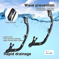 Dizokizo Snorkel Szett Felnőtt Panoráma Maszk Anti-Fog Szivárgásmentes Búvárkodáshoz 5