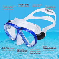 Dizokizo Snorkel Szett Felnőtt Panoráma Maszk Anti-Fog Szivárgásmentes Búvárkodáshoz 3
