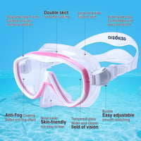 Dizokizo Snorkel Szett Felnőtt Panoráma Maszk Anti-Fog Szivárgásmentes Búvárkodáshoz 3