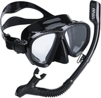 Dizokizo Snorkel Szett Felnőtt Panoráma Maszk Anti-Fog Szivárgásmentes Búvárkodáshoz 1