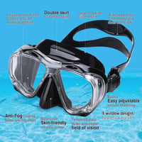 Dizokizo Snorkel Szett Felnőtt Panoráma Maszk Anti-Fog Szivárgásmentes Búvárkodáshoz 3