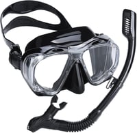 Dizokizo Snorkel Szett Felnőtt Panoráma Maszk Anti-Fog Szivárgásmentes Búvárkodáshoz 1