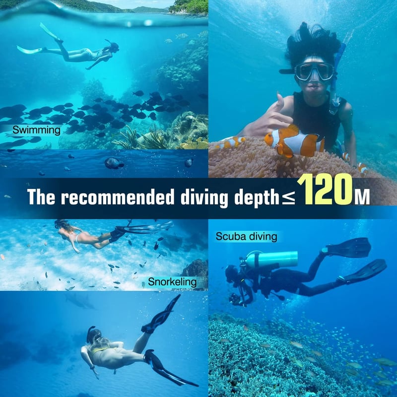 Dizokizo Snorkel Szett Felnőtt Panoráma Maszk Anti-Fog Szivárgásmentes Búvárkodáshoz