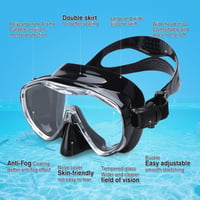 Dizokizo Snorkel Szett Felnőtt Panoráma Maszk Anti-Szivárgás Búvárkodáshoz 3