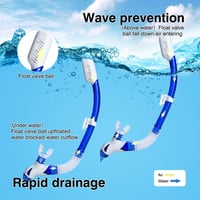 Dizokizo Snorkel Szett Széles Látómezővel, Profi Búvárkodás Maszk Páramentesítéssel 5