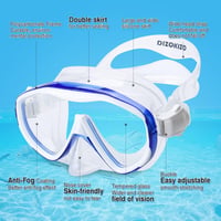 Dizokizo Snorkel Szett Széles Látómezővel, Profi Búvárkodás Maszk Páramentesítéssel 3