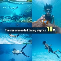 Dizokizo Snorkel Szett Széles Látómezővel, Profi Búvárkodás Maszk Páramentesítéssel 7
