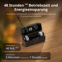 Bezdrôtový mini mikrofónový vysielač DJI Mic Mini 2, ultraľahký, čierny, 8-hodinová výdrž batérie, potlačenie šumu, vlogovanie a streamovanie 9