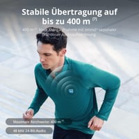 Bezdrôtový mini mikrofónový vysielač DJI Mic Mini 2, ultraľahký, čierny, 8-hodinová výdrž batérie, potlačenie šumu, vlogovanie a streamovanie 7