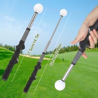 DMJJSD Zasúvateľná pomôcka na tréning golfového švihu, prenosný trenažér golfového úchopu, na rozvoj sily, tempa a flexibility, korekciu švihu, nácvik chipovania a drivovania 5