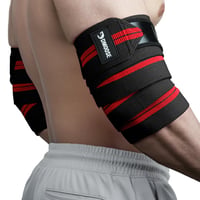 DMoose Fitness lakťové bandáže na vzpieranie, 40", 1 pár 1