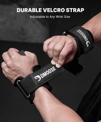 DMoose Fitness súlyemelő horog pár, 8mm neoprén párnázott, csúszásmentes edzéshorog 7