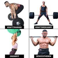 DMoose Fitness súlyemelő öv önzáró rendszerrel - Neoprén erőemelő derékpánt férfiaknak és nőknek - Fekete edzőöv CrossFit és testépítés támo 2