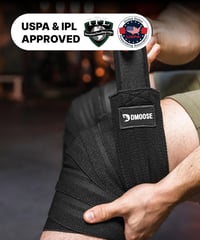 DMoose Fitness Térdrögzítő Szalag 78 Inch Erőemeléshez Squathoz Súlyemeléshez 5