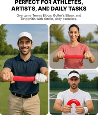 DMoose Flex fizioterápiás gyakorló rúd - TPE anyag, tendinitis és könyökfájdalom kezeléshez 6