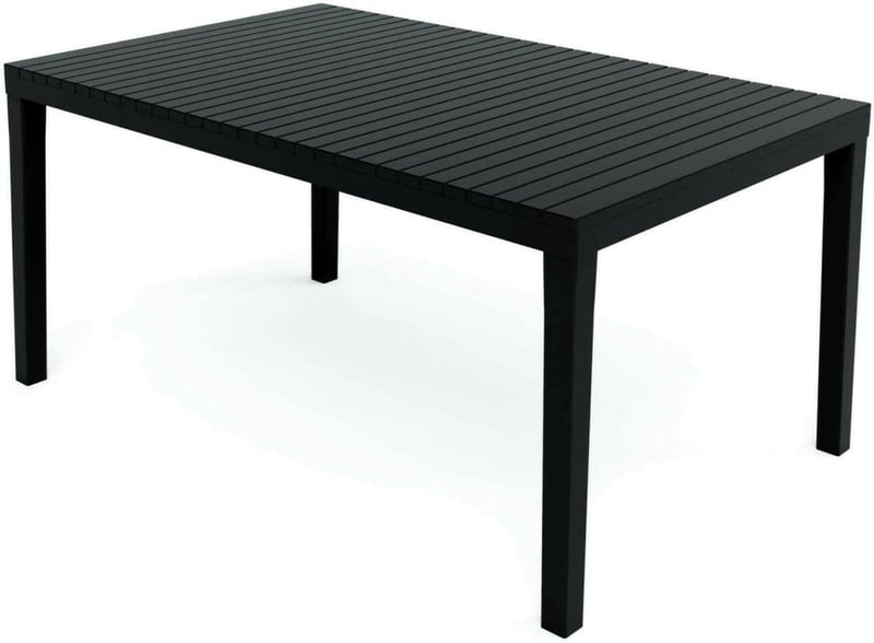 Dmora Susa bővíthető kerti asztal, antracit, 150x90 cm - Anthracite