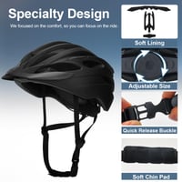 Cască de ciclism DmTown cu lumină și vizieră, cască de bicicletă urbană pentru bărbați și femei, 54-62 cm, cască de protecție pentru adulți 5