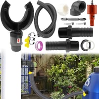 DNGH Esővízgyűjtő Leeresztőcsatorna Adapter 70-110 mm Esőcsatorna Csatlakozó 1