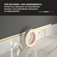 DNK TRADE 19mm x 50m Festő Papír Maszkoló Szalag 16 Tekercs Festéshez 4