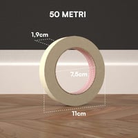 DNK TRADE Festőszalag 16 tekercs 19mm x 50m Professzionális Maszkolószalag 3